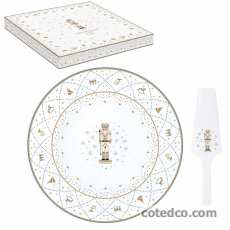 Coffret plat à tarte 32cm + pelle