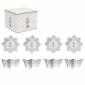 Coffret 4 bols forme étoile diam 11cm
