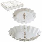 Plat ovale 25 x 17cm forme étoile