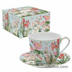 Tasse déjeuner & soucoupe - 40cl