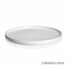 Coffret 4 assiettes plate 24cm - Blanche