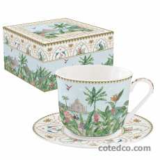 Tasse déjeuner & soucoupe - 40cl