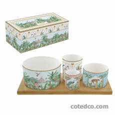 Set apéritif 4pcs avec plateau