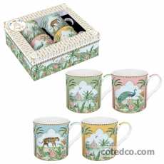Coffret 4 mugs 30cl