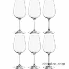 Coffret 6 Verres à pied 58cl & 23cm