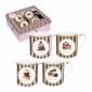 Coffret 4 Mugs 30cl en porcelaine