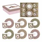 Coffret 6 P-Tasse café en Porcelaine