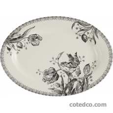 Coffret de 1 plat ovale n° 6 - 37x26 cm