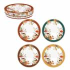 Coffret 4 assiettes à fromage 19cm