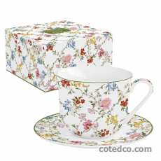 Tasse déjeuner & soucoupe - 33cl