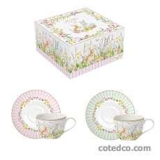Coffret 2 Tasses thé et soucoupe - 24cl