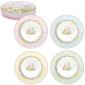 Coffret 4 Assiettes dessert assorties19cm