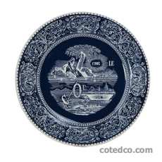 Assiette dessert - Rébus - diam. 21.8 cm