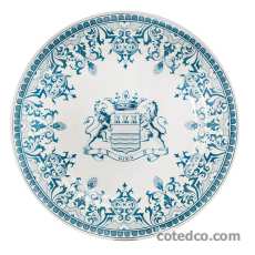 Assiette mignardise - Blason - diam. 12.8 cm