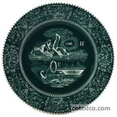 Assiette dessert - Rébus - diam. 21.8 cm