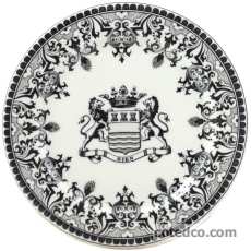 Assiette mignardise - Blason - diam. 12.8 cm
