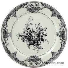 Assiette mignardise - Fleurs - diam. 12.8 cm