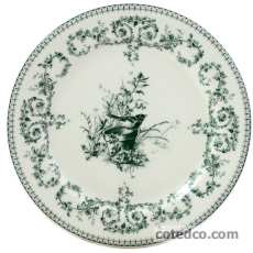 Assiette mignardise - Oiseau - diam. 12.8 cm