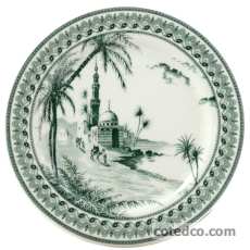 Assiette mignardise - Vue d Orient - diam. 12.8 cm