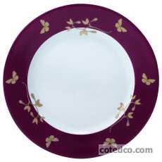 Assiette dessert Fond Rouge 220mm