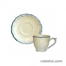 Tasse et soucoupe thé U.S. - 25 cl - diam. 15,3 cm