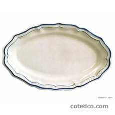 Coffret de 1 plat ovale n° 6 - 41x26,2 cm