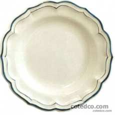 Coffret de 1 plat rond creux n° 6 - diam. 31 cm