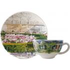 Coffret de 2 tasses et soucoupes déjeuner - 40 cl - diam. 18 cm