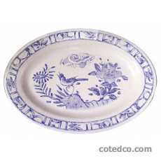 Coffret de 1 plat ovale n°6  -  37x26 cm