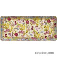 Plat à cake - 38x14,5 cm - Millefleurs