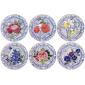 Coffret de 4 Assiettes dessert Fruits - diam. 21,8 cm