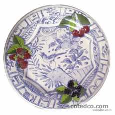Coffret de 4 Assiettes plates extra fruits - O 27,4 cm