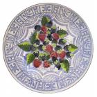 Coffret de 1 plat à gâteaux fruits - diam. 30 cm