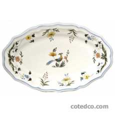 Coffret de 1 plat ovale n° 6 - 41x26,2 cm