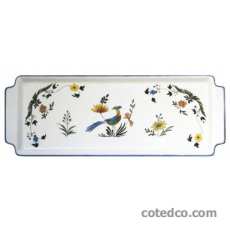 Plat à cake - 38x14,5 cm - Oiseaux paradis