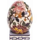 Coffret de 1 œuf sur socle - H. 12,8 cm