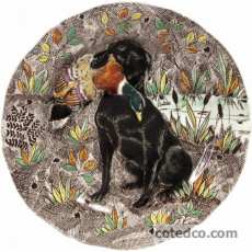 Coffret de 1 Assiette dessert Labrador - diam. 23,2 cm