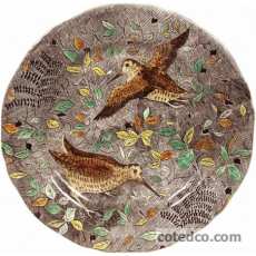 Coffret de 1 Assiette plate Bécasse - diam. 26,3 cm