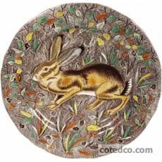 Coffret de 1 Assiette plate Lièvre - diam. 26,3 cm