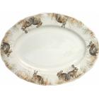 Coffret de 1 plat ovale n° 6 - 39,3x29 cm