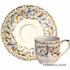 Tasse et soucoupe café - 11 cl - diam. 14 cm