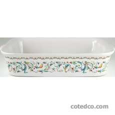Plat de cuisson Rectangulaire 34,5 x 23 cm. h 7,4 cm - Toscana
