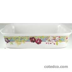 Plat de cuisson Rectangulaire 34,5 x 23 cm. h 7,4 cm - Millefleurs