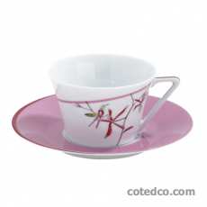 P-Tasse thé soucoupe verte 16cl