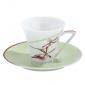 P-Tasse café soucoupe verte 10cl
