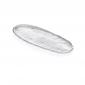 Plat ovale en verre - 43x16 cm