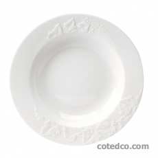 Assiette creuse à aile -lierre- 220mm