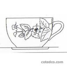 P-tasse déjeuner -fraise des bois- 40cl