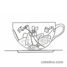 P-tasse Thé -violettes- 23cl